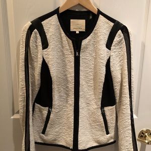 Rebecca Taylor black and cream jacket s6